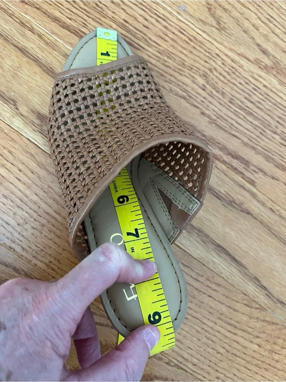 Franko Sarto Stacked Wedge Heel Sandal